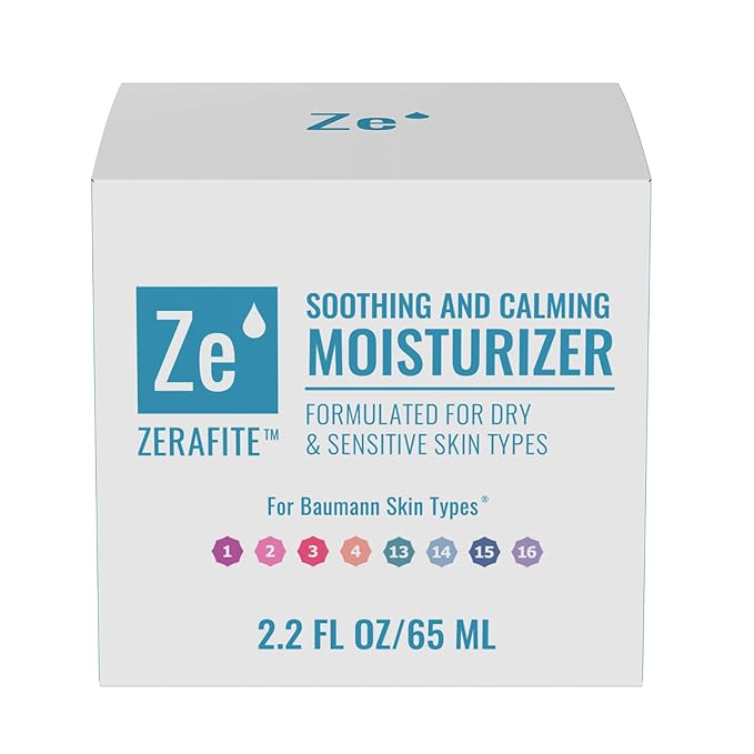 Soothing and Calming Face Moisturizer for Dry & Sensitive Skin Types (2.2 fl. oz./65 ML)
