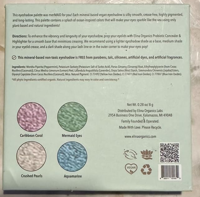 Naturally You Mermaid Eyeshadow Palette