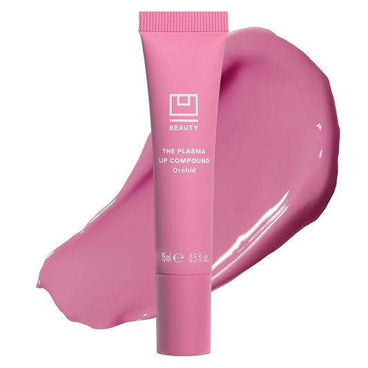 U Beauty The PLASMA Tinted Lip Compound - Anti-Aging & Anti-Wrinkle Lip Gloss, Hyaluronic Acid, Shea Butter & Peptides for Hydration & Plumping, Orchid - 15 mL
