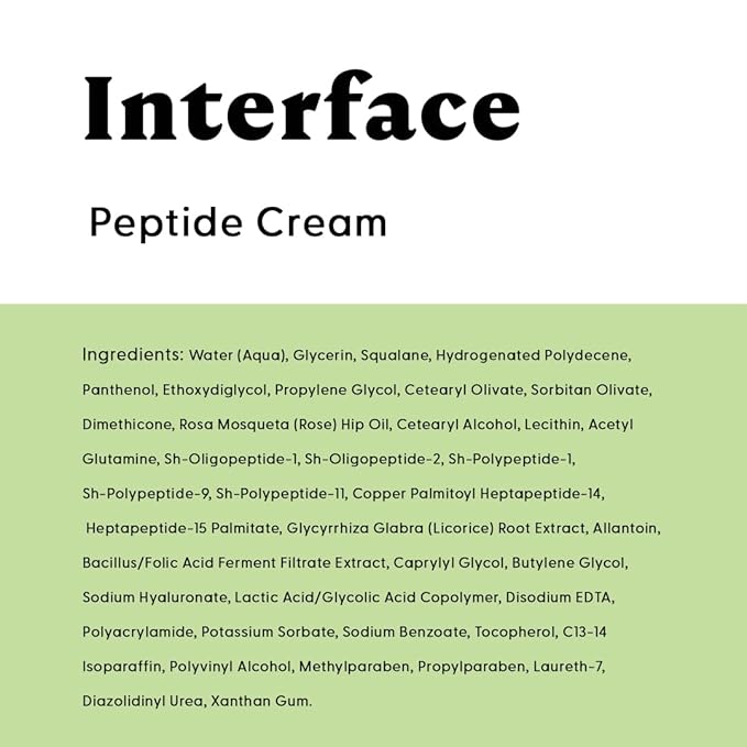 Stratia Interface Daily Moisturizer with Peptides for Hydration & Repair, Suitable for All Skin Types, 1.70 Fl Oz (Pack of 1)