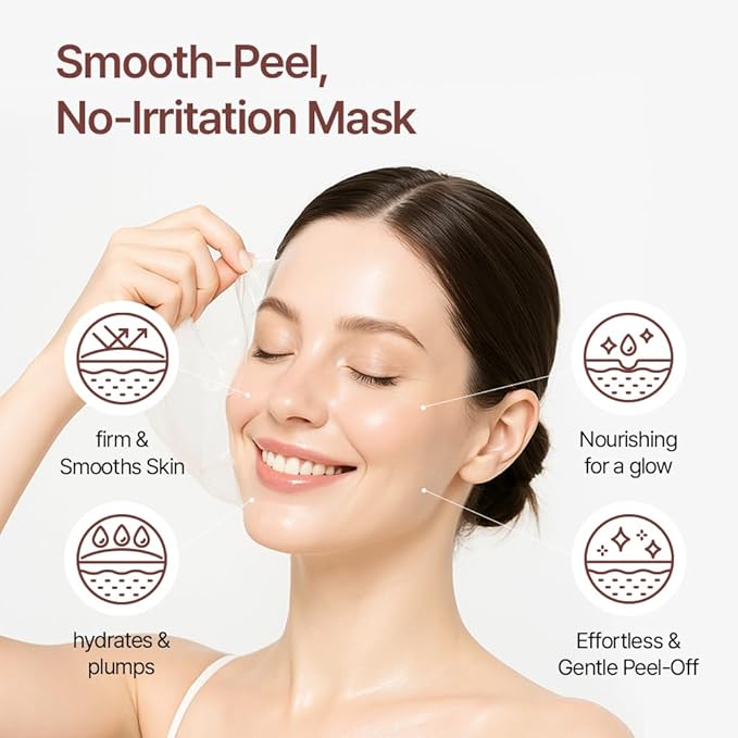 FARMSTAY Rice & Hyaluronic Acid Wrapping Mask 5.07 fl.oz./150ml, overnight face mask, rice mask, peel off face mask, glass skin, korean skincare