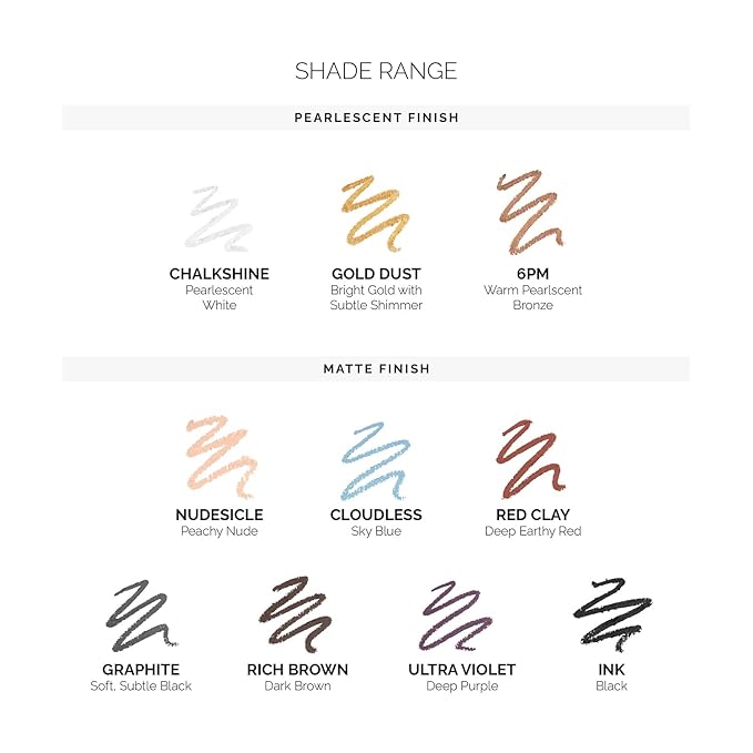 OFIR Waterproof Eye Pencil | Vegan, Cruelty-Free & Smudge-Proof | Creamy Gel Formula for Smooth Application | Long-Lasting, Full-Coverage, Precise Eyeliner Pencil (Rich Brown - Warm Brown)