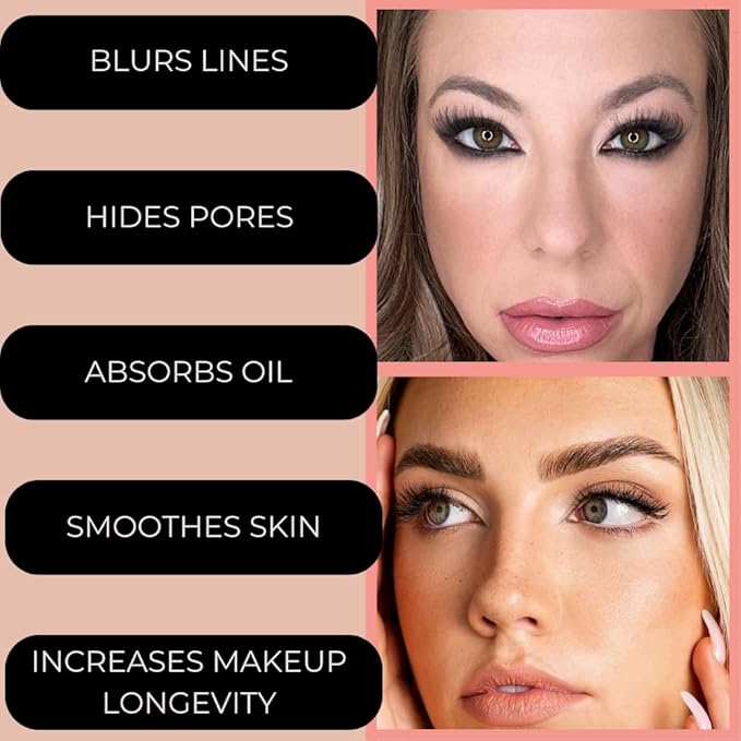 BaeBlu Organic Setting Powder | Non-Toxic, Vegan, Cruelty-Free, Talc-Free, Lightweight + Long Lasting for All Skin Types, Invisible Banana