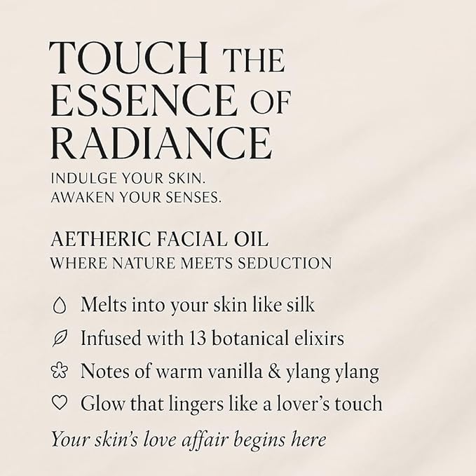 Glow Face Oil - Moringa, Rosehip & Argan Serum for Dry, Oily & Acne-Prone Skin - Hydrating, Non-Comedogenic, Vegan Skincare - Natural, 1.35 fl oz