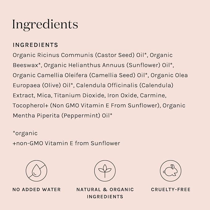 Kari Gran Lip Whip | Moisturizing Lip Balm with Organic Oils | Rich Buttery Texture, Hydrates & Protects | Non-GMO, Organic Ingredients, Made in USA | 2-Pack (Tinted Peppermint)