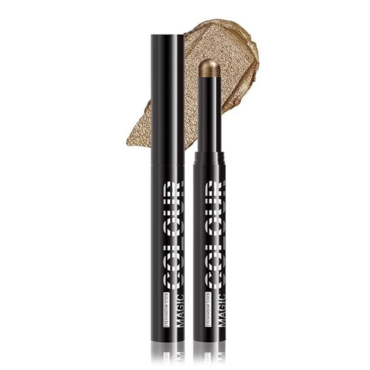 Bronze Eyeshadow Stick, Cream Eyeshadow Stick Pencil, High Pigment Waterproof Long Lasting Eye Shadow Pen, Women Multi-Dimensional Eye Highlighter Stick (09#)