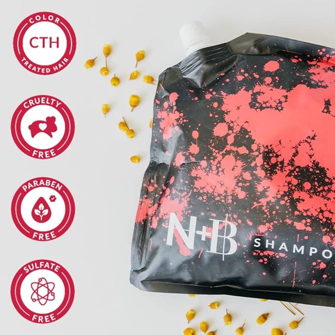 Nicole + Brizee N+B Core Collection | Paraben-Free | For All Hair Types and Textures | Strengthens and Hydrates | Made in the USA (Shampoo 33oz)