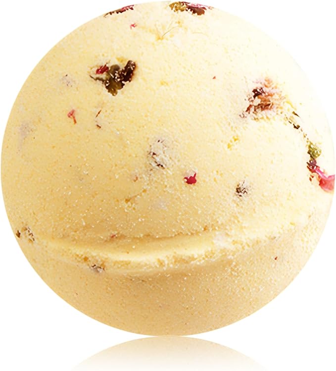 Bath Bombs for Women Spa Gift Set with Lemon Oils Sea Salt Relaxing Birthday Gift for Her Bubble Bath Skincare