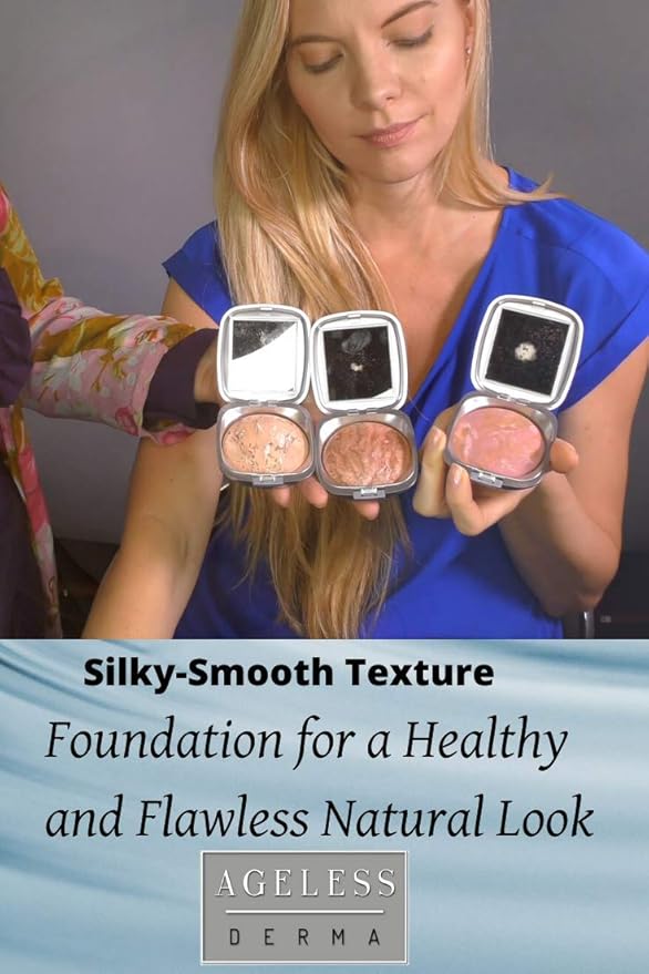 Mineral Baked Foundation Makeup- Vegan - Paraben - Gluten and Cruelty Free Powder foundation (Simply Beige)