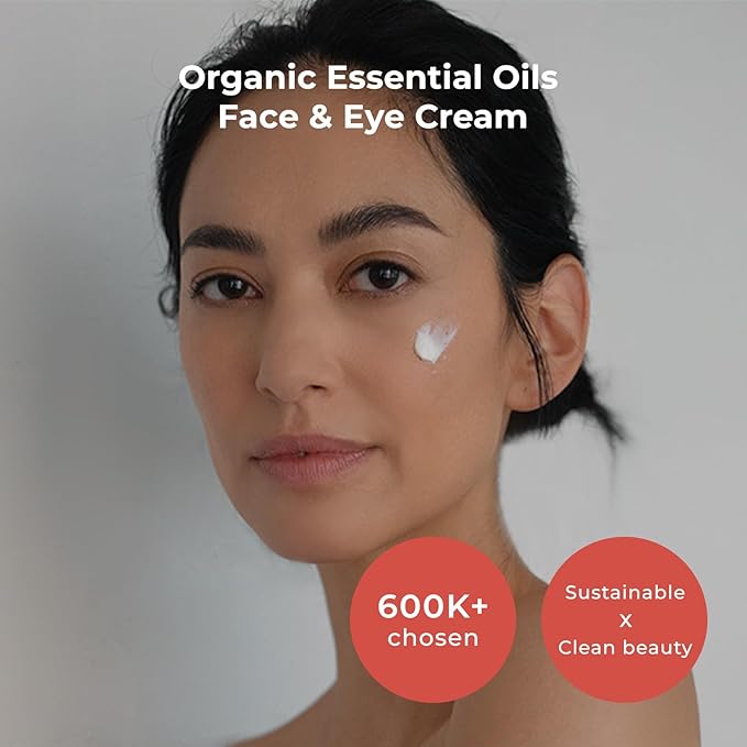 INNA ORGANIC Rejuvenating Face Cream, Anti-aging, Wrinkle Care, Fine Lines, Firm & Tightening, EWG & COSMOS Certified | Frankincense Essential Oils Infused Skin Care | Luxury Clean Beauty