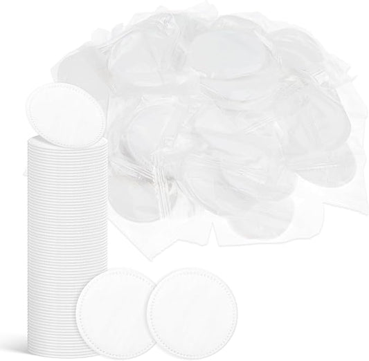 Individually Wrapped Cotton Rounds, Circular Cotton Pads, Individually Packaged, Easy to Carry, Suitable for Travel, Hotels, Business Trips, Camping (2 Pcs/Set, 300 Sets, in Total 600 pcs)