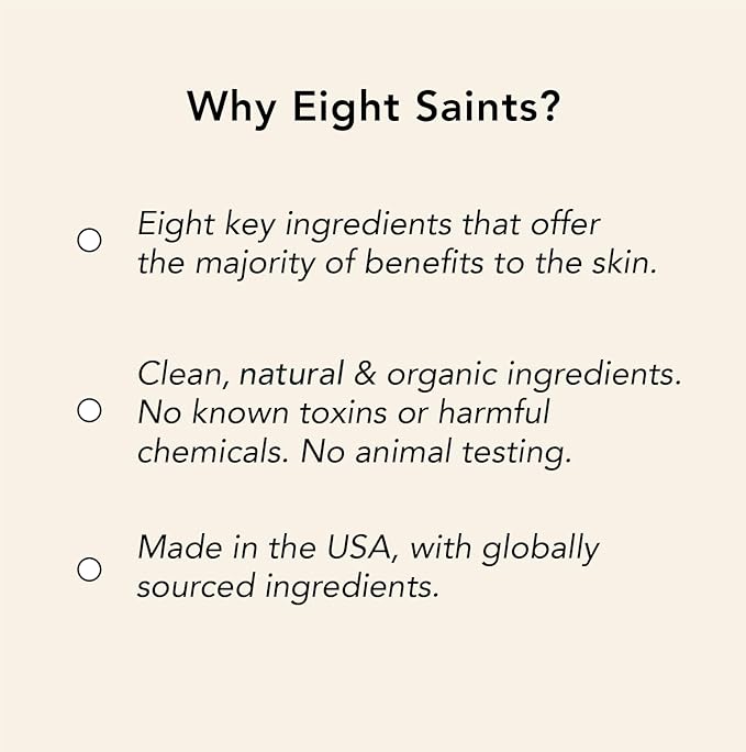 Eight Saints Quality Control Acne Face Wash, Natural & Organic, Reduce Acne and Prevent Future Breakouts, 2% Salicylic Acid, 6.7 Ounces