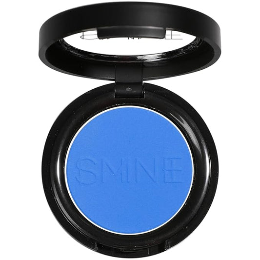 IS'MINE Single Blue Matte Eyeshadow Powder Palette High Pigment, Longwear, Intense Color Best Blue Eyeshadow