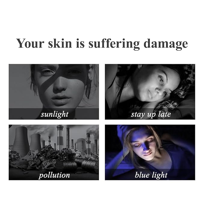 HKH Triple Vitamin C Dark Spots Correction Capsules Serum For Face,Camellia VE Anti-Aging Essence For Women Camellia Niacinamide serum For Women To Tighten Sagging Skin And Reduce Fine Lines