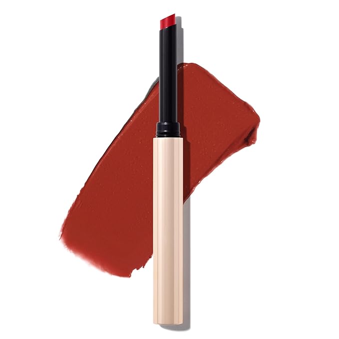 MAKE Beauty Cream Supreme Long-Lasting Lipstick. High Impact Hydrating Lip Color with Emollient Moisturizing Formula. Creamy Semi-Glossy Lipstick - Shade, Radicchio