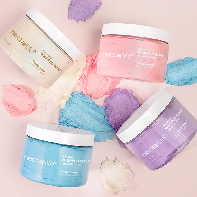 Nectar Life Whipped Soap and Shave Butter (10 Ounce, Lavender)