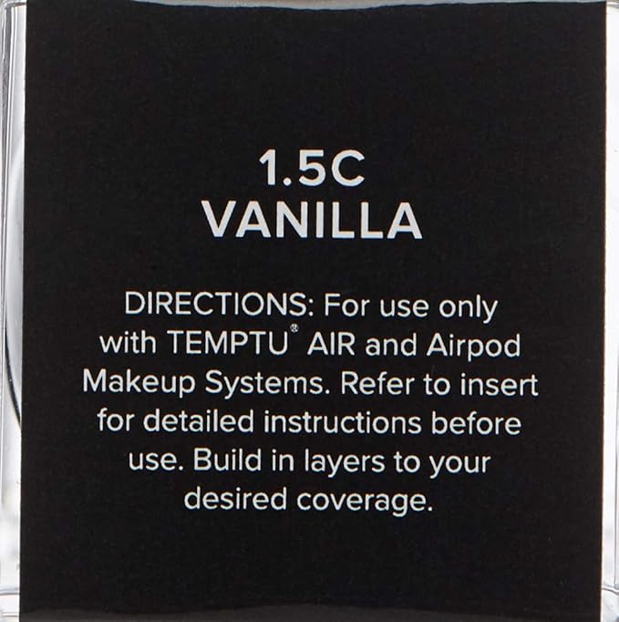 TEMPTU Perfect Canvas Airbrush Foundation Airpod: Anti-Aging Long-Wear Makeup, Buildable Coverage Semi-Matte, Natural Finish