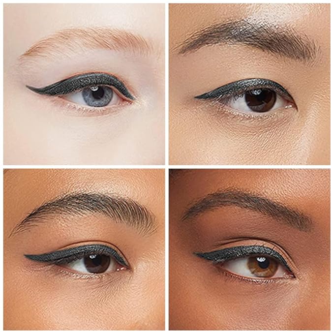 evpct 1Pcs Grey Gel Eyeliner Pencil Eye Black Face Paint Stick Makeup Set Waterproof Matte Cream Crayon Eyeliner Pencil Set Cat Eye Liners Eyeshadow Guide delineador de ojos contra el agua