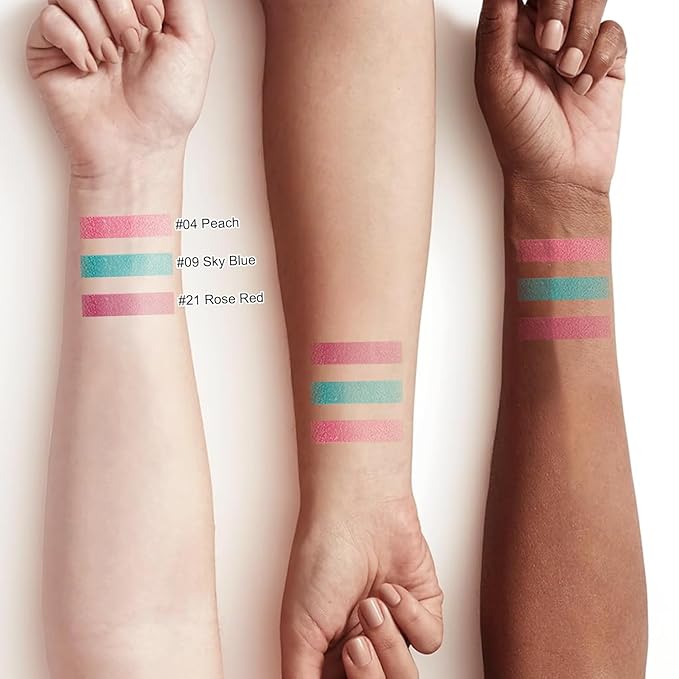 3 Colorful Eyeliner Pen Set, Eye Shadow Pencil, Pearl Eyeliner Kit Metallic Glitter Colored Eye liner for Women Eye&Lip Liner Professional Waterproof Eye Makeup (3PCS B)