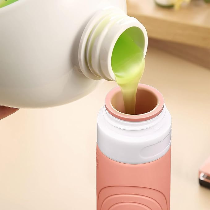 GLAMFIELDS TSA Approved Travel Bottles for Toiletries, 3oz Size Leak Proof Silicone Containers for Shampoo, Conditioner,Easy to Squeeze and Portable, Essentials for Traveling (4 Pack) Yellow