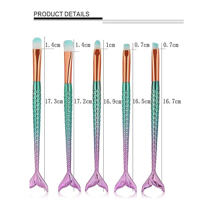 Tenmon 11 PCS Makeup Brush Set,Eyeshadow Eyeliner Makeup Brush Makeup Foundation Eyebrow Eyeliner Blush Cosmetic Concealer Brush