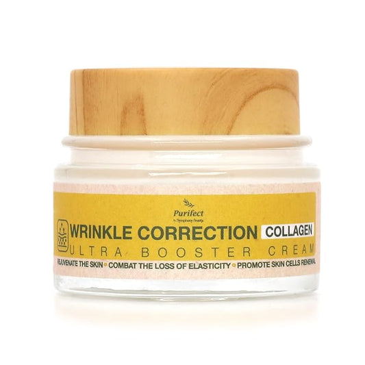 Purifect Wrinkle Correction Collagen Ultra Booster Cream, Anti-Aging and Anti Wrinkle Face Cream, Strengthens and Hydrates Skin, Youthful and Glowing Complexion 50ml