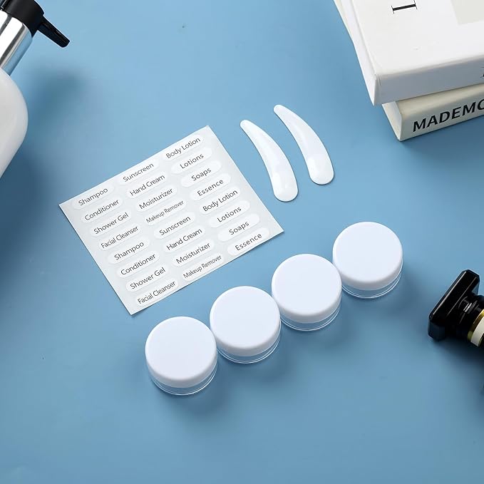 16 Pack Travel Bottles Set, TSA Approved Leak Proof Silicone Squeezable Containers for Toiletries, Refillable Travel Accessories for Conditioner, Shampoo, Lotion & Body Wash Accessories