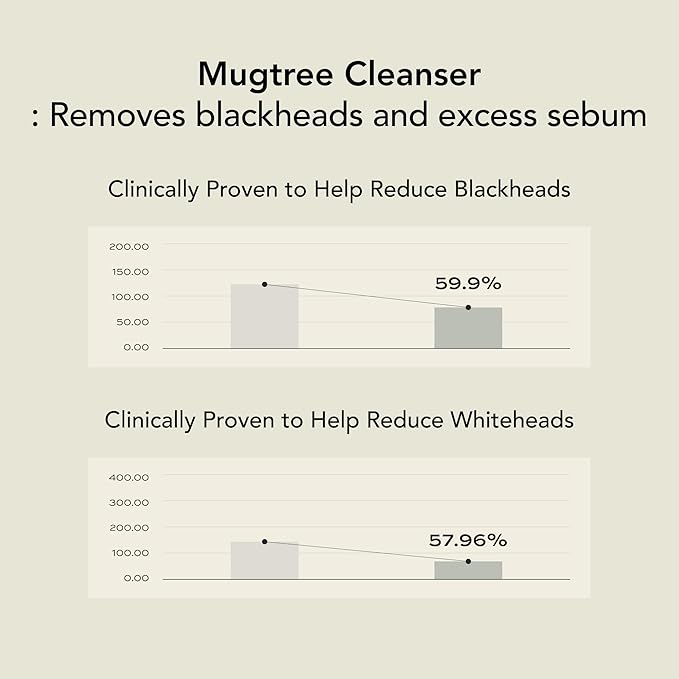 Whipped Korean Facial Cleanser and Face Wash with Mugwort & Tea Tree for Oily Skin and Pore Care, Moisturizing, Vegan, Doubles as a Face Mask, 4.5 oz