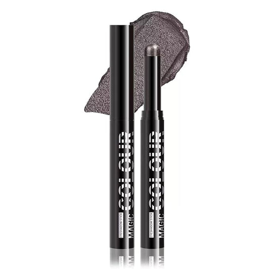 Grey Eyeshadow Stick, Cream Eyeshadow Stick Pencil, High Pigment Waterproof Long Lasting Eye Shadow Pen, Women Multi-Dimensional Eye Highlighter Stick (16#)