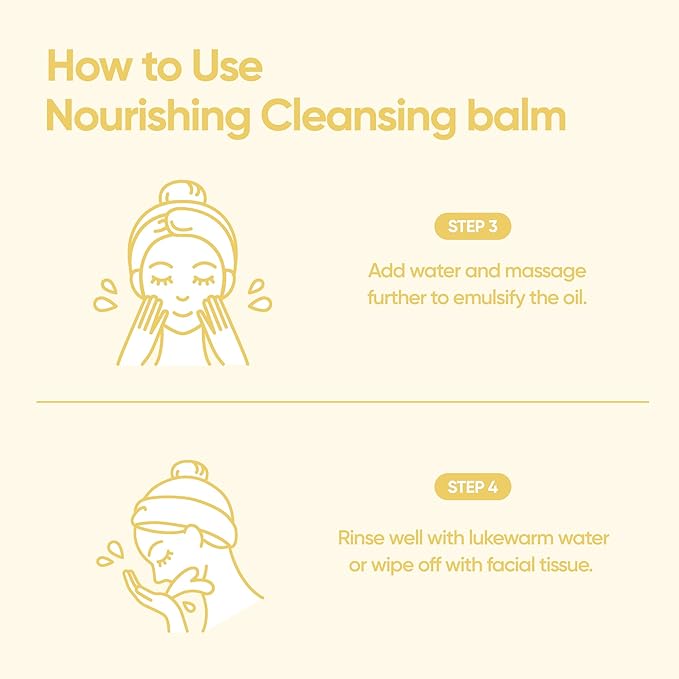 BANILA CO Clean it Zero Nourishing Cleansing Balm | Korean Makeup Remover for Dry Skin | Vegan | Cleansing Oil, Facial Cleanser Made with Ginseng Root & Soybean Peptide (100ml / 3.38 fl. oz)