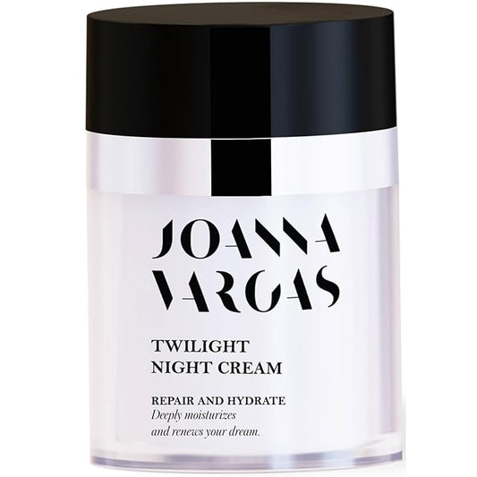Joanna Vargas Twilight Night Cream - Night Time Face Moisturizer With Epidermal Growth Factors, Seed Oil Complex, & Hyaluronic Acid - Face Cream that Plumps & Smoothes For Supple-looking Skin - 50 ml