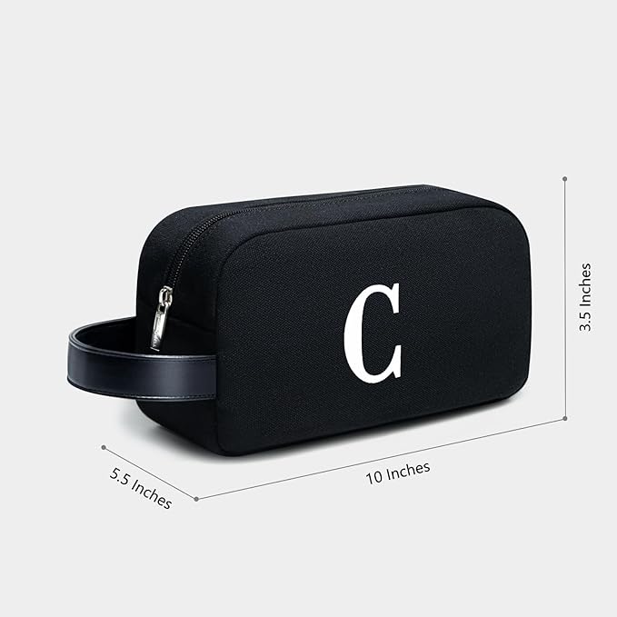 TOPDesign Personalized Initial Canvas Tote Bag, for Wedding, Birthday, Beach, Perfect Gifts for Women, Mom, Teachers, Friends