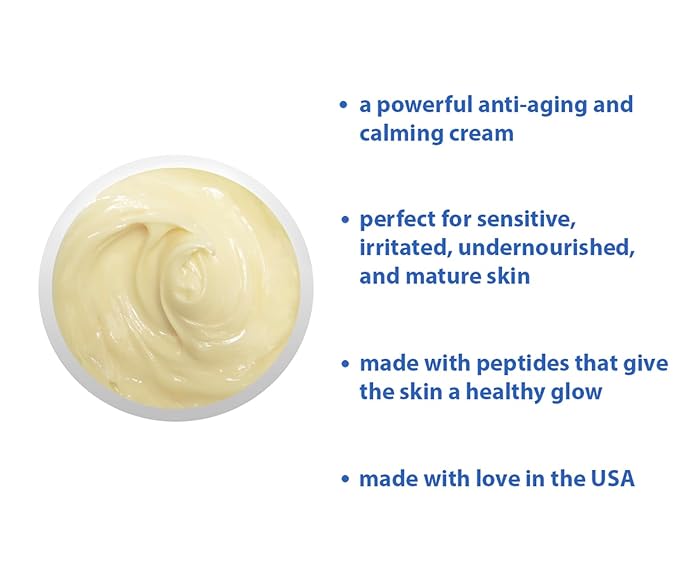 Raya Probiotic Calming Cream (309) | Moisturizing, Anti-Aging, and Calming Face Cream for Sensitive, Irritated, and Mature Skin | Soothes Over-Reactive Skin and Helps Reduce Fine Lines and Wrinkles