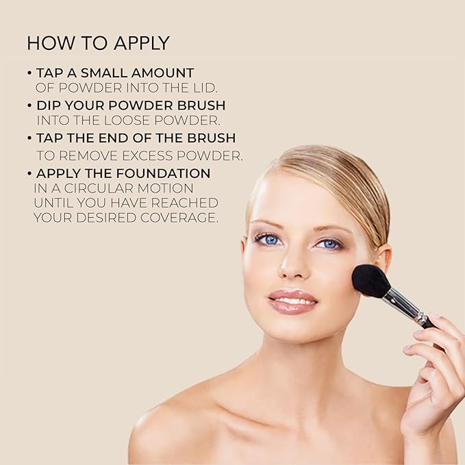 Bellapierre Mineral Foundation SPF 15 – Loose Powder Foundation, Full Coverage Mineral Makeup with Matte Finish – Vegan, Cruelty Free, Hypoallergenic, Oil & Talc Free – 0.32 oz - Acorn