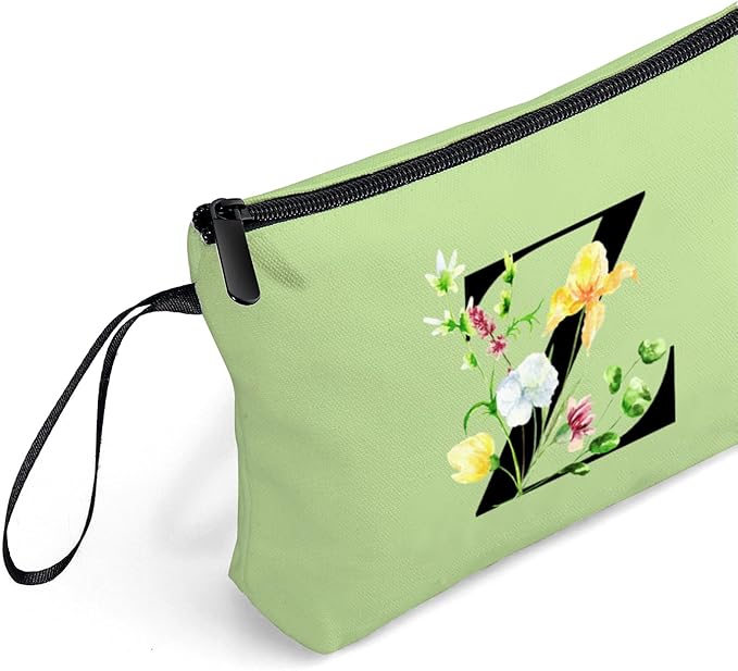 Happy Birthday Friendship Bridesmaid Team Gifts for Employees Women Mom Girl Daughter Teenage Personalized Make up Cosmetic Bag Travel with Mirror Mothers Day Christmas Graduation Z