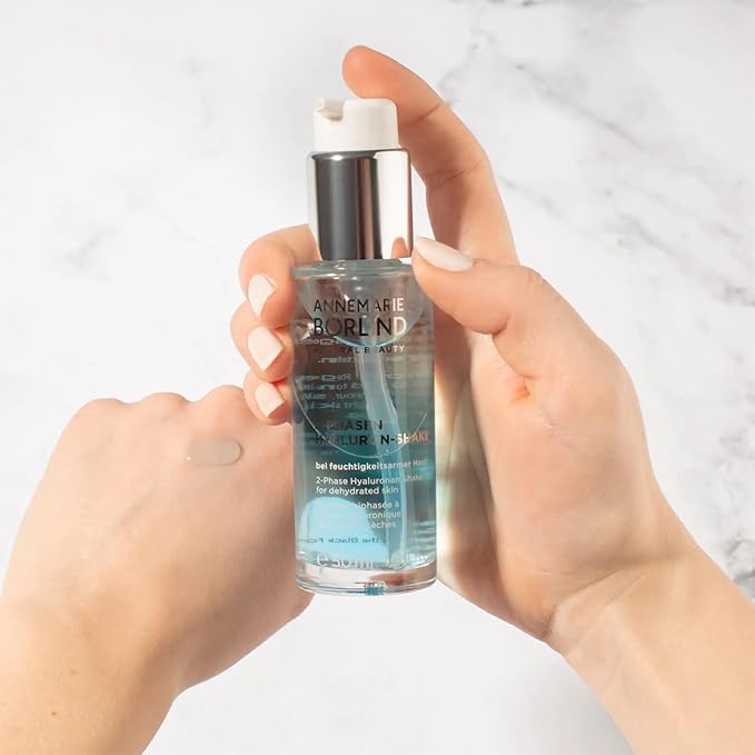 ANNEMARIE BÖRLIND - 2 Phase Hyaluronan Shake - Hyaluronic Acid + Aloe Vera + Black Forest Rose Stem Cells For Intense Hydration - Moisturizing, Plumping, Nourishing - 1.69 Fl. Oz.