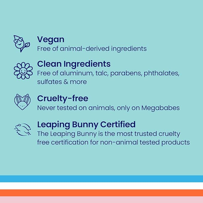 Megababe Skincare Deodorant - The Santal Deo with 72 hour Odor Protection | Restorative Ceramide & Sandalwood | Aluminum-Free, All Natural | 2.6 oz