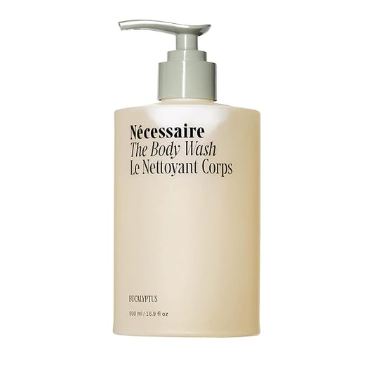 Nécessaire Eucalyptus Body Wash with Pump | Multi-Oil Nourishing Cleanse For Women + Men | Gel Cleanser | Dermatologist-Tested. Hypoallergenic | No SLS/SLES (500 ml / 16.9 fl. oz.)