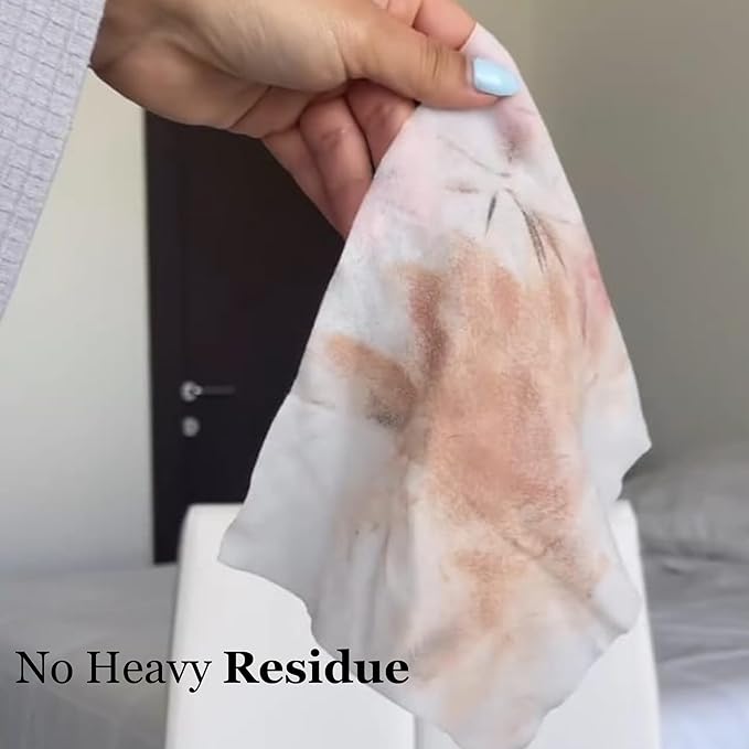 Mivida Hypoallergenic Makeup Remover Wipes | Daily Cleansing Facial Towelettes with Vitamin E For Sensitive Skin | 50 Count Fragrance-Free, Alcohol-Free Face Wipes