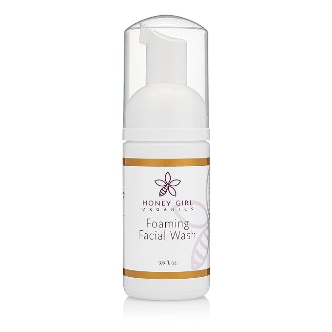 Honey Girl Organics Foaming Facial Wash, 3.5 fl oz