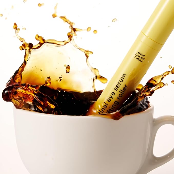 Abib Retinal Eye Serum Lifting Roller 0.5 Fl Oz,15ml | Anti-Aging Eye Applicator for Wrinkles, Puffiness, Dark Circles with Caffeine & Bakuchiol for Under Eyes | Travel Size Skincare Essential