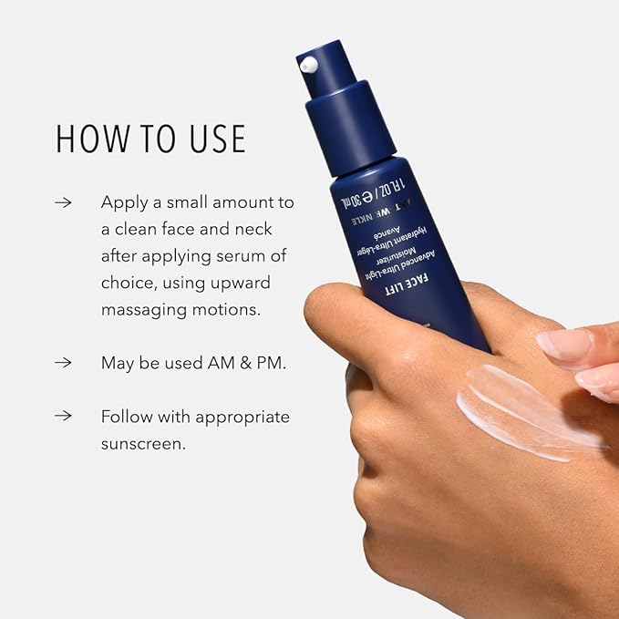 HydroPeptide Face Lift, Advanced Ultra-Light Moisturizer, Balances Hydration and Age-Preventing, 1 Ounce