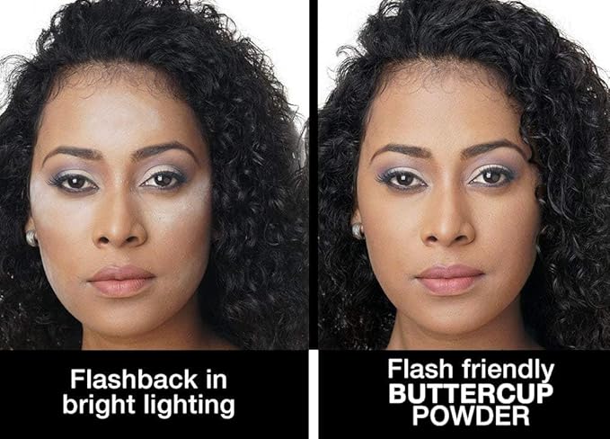 Sacha BUTTERCUP No Color Mini Setting Powder. No Ashy Flashback. Blurs Fine Lines and Pores. Loose, Translucent Face Powder to Set Makeup Foundation or Concealer. For All Skin Tones, 0.35 oz.