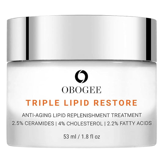 Triple Lipid-Peptide Cream: Enriched with Lipids, Ceramides, Peptides, Hyaluronic Acid, and Fatty Acid for Firming, Anti-Aging and Plumping Face Moisturizer (53 ml /1.8 fl oz)