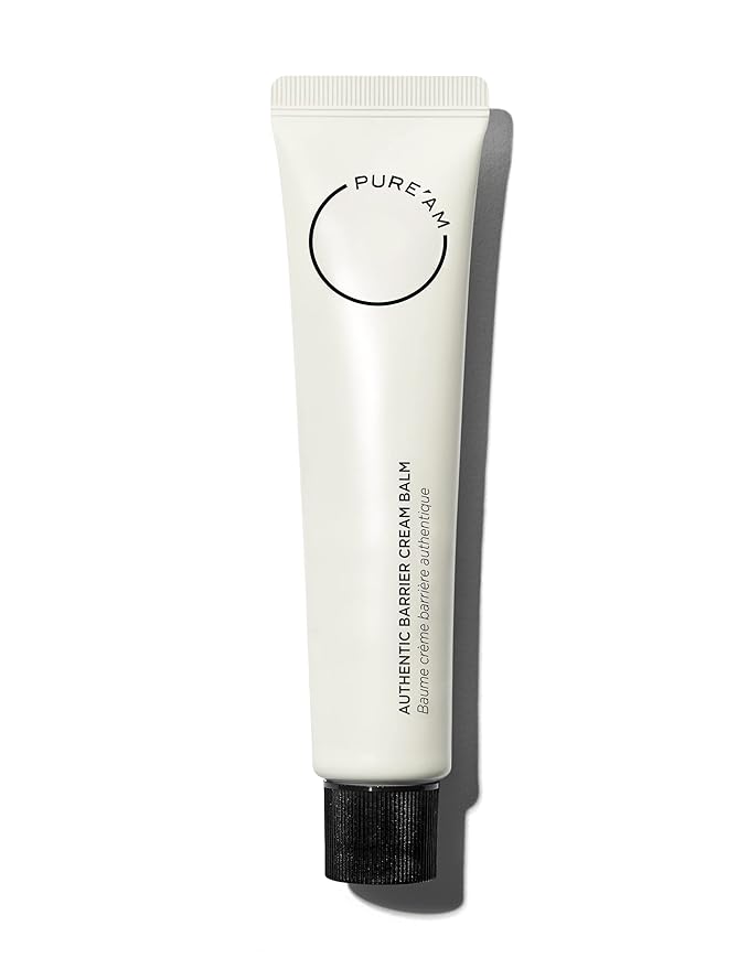 PURE'AM Authentic Barrier Cream - Korean Moisturizer For Dry & Sensitive Skin & Acne, 2.5 Fl Oz, 75ml, Vegan
