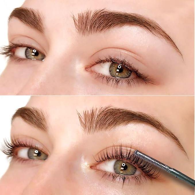 Iron Wand Mascara, 2026 Upgrade Long Lasting Curl Brushless Metal Wand Mascaras Waterproof Tubing Mascara, 3D Curling Eyelash Iron Mascaras for Natural Curling with No Flaking (Black,1pc)