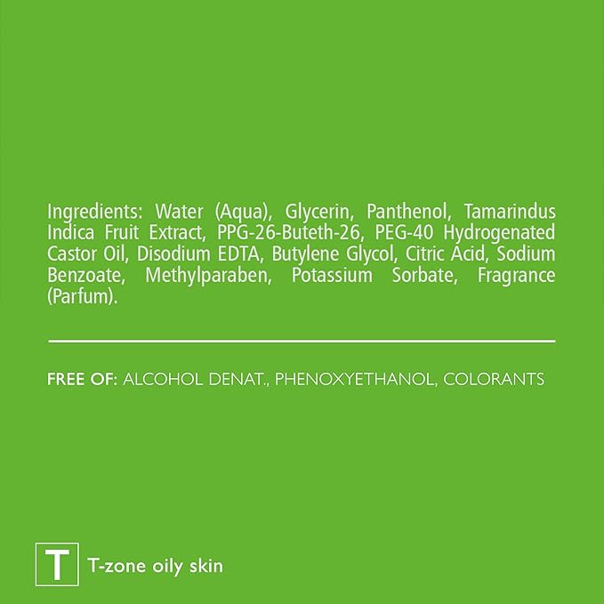 Normalizing Face Toner, Removes Makeup, Helps Refine Pores, Reduces Shine, Refresh & Balance, Sebum Control, for Oily & Sensitive Skin, Alcohol-Free, Puri-SEBOTONIQUE, 6.76 fl oz