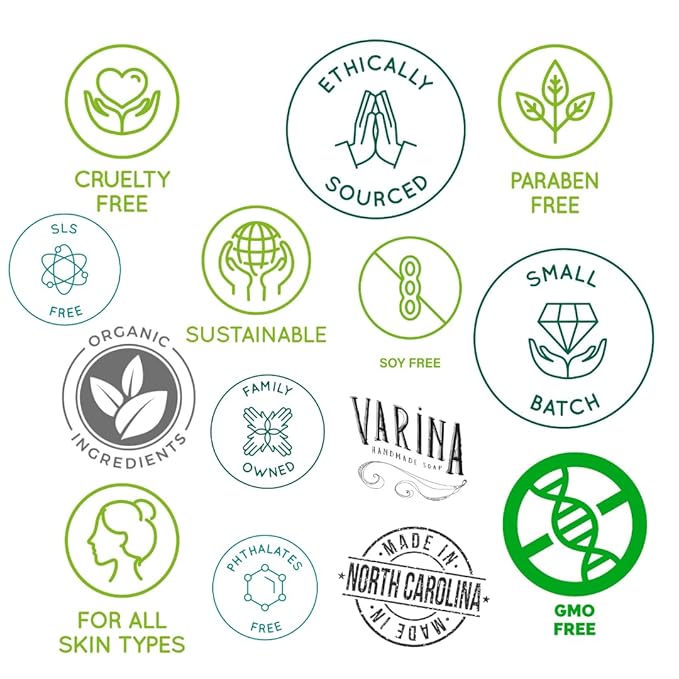 Natural Honeysuckle Sugar Bar Soap - Gentle Cleansing for Sensitive Skin, Sweet and Vanilla - 3 Pack