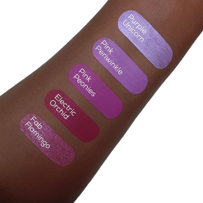 Aromi Bright Pink Matte Liquid Lipstick for Women | Long-Lasting, Magenta Lip Color, Vegan, Blue Undertones, Fuchsia (Pink Peonies)