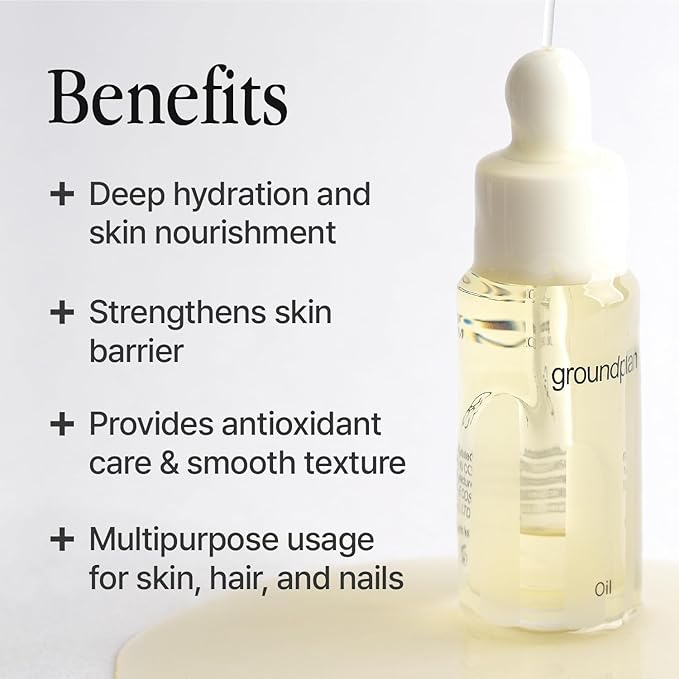 Oil 0.68 fl oz – Botanical Facial Oil with 6 Natural Plant Oils, Lightweight Hydration & Nourishment for Face, Body & Hair, EWG Green Rated